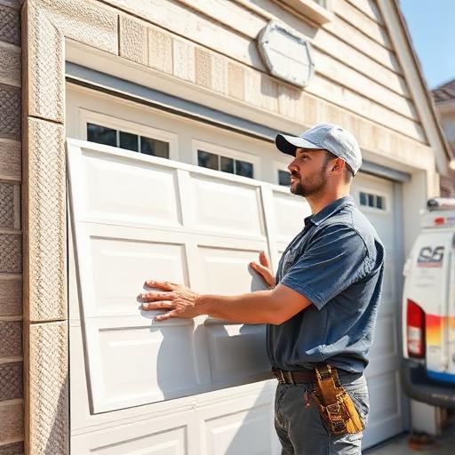 Garage door installer